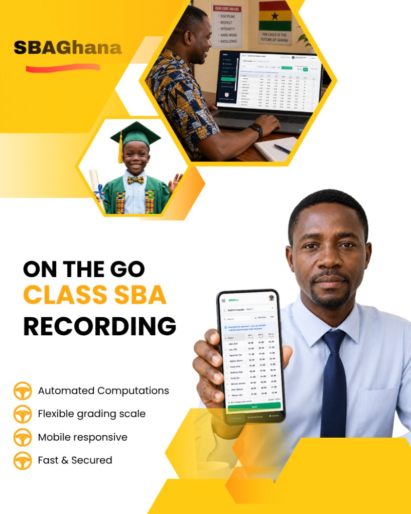 On-the-go class SBA recording with SBAGhana Pro on mobile